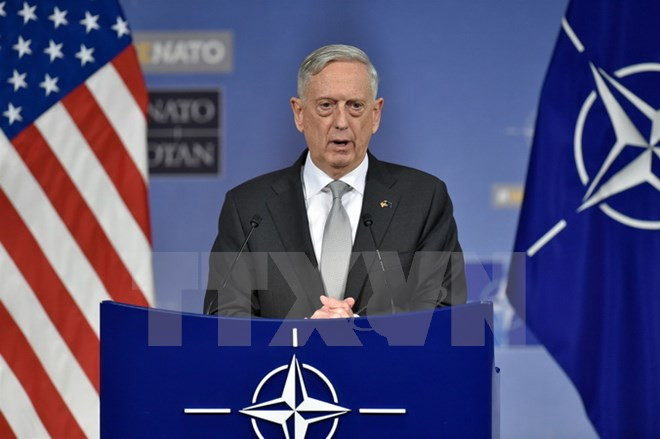 Bộ trưởng Quốc phòng James Mattis. (Nguồn: AFP/TTXVN)