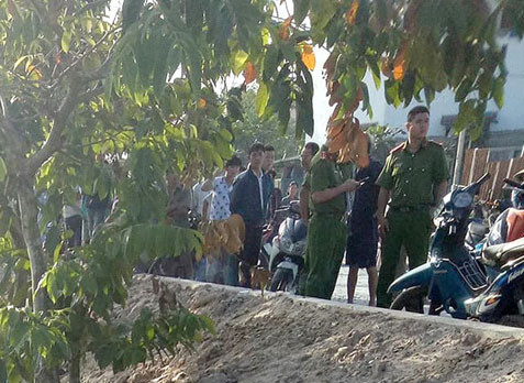 Hiện trường nơi xảy ra vụ việc. Ảnh: Thái Linh.