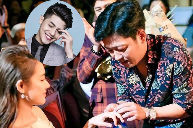 Vì màn cầu hôn của Trường Giang mà phần phát biểu của Noo Phước Thịnh và Vũ Cát Tường phải cắt bỏ.