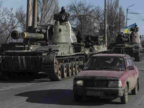 Quân đội Ukraine bắt đầu rút đợt vũ khí hạng nặng thứ 2 