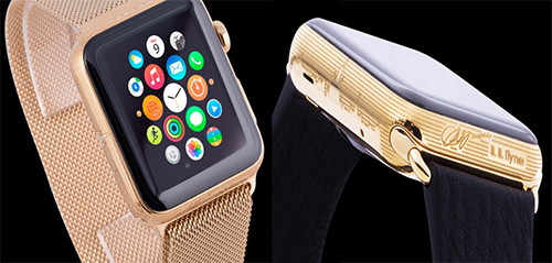 Đồng hồ mạ vàng có chữ ký của Putin. Ảnh: CNN.