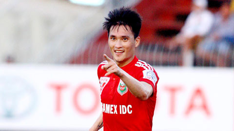Tiền đạo Lê Công Vinh.