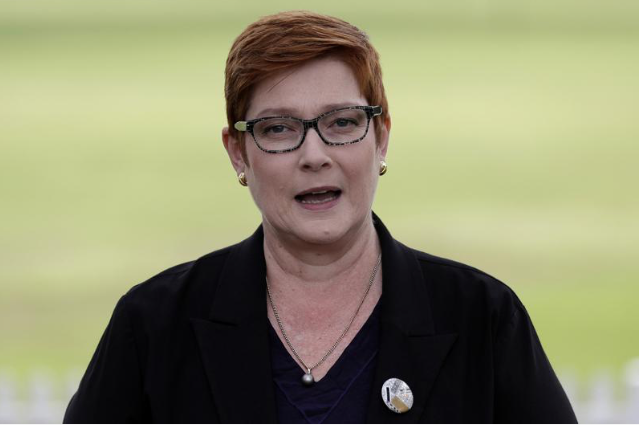 Ngoại trưởng Úc Marise Payne. (Ảnh: AP)