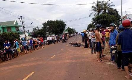 Một vụ tai nạn giao thông nghiêm trọng ở huyện Đức Cơ