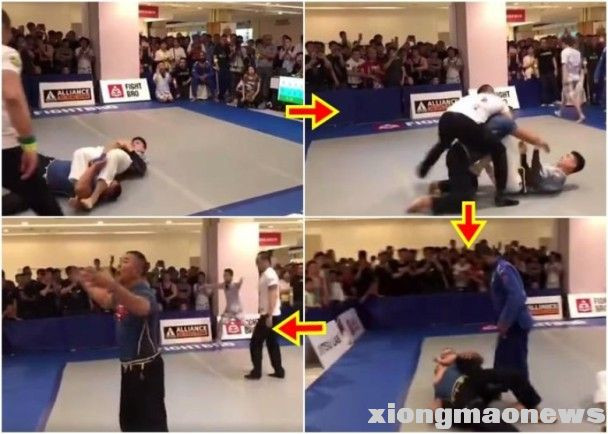 Trịnh Gia Khoan đánh lén bị trọng tài chế áp.