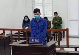 Bị cáo Phương tại phiên tòa.