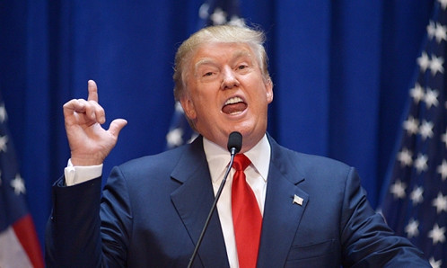 Tỷ phú Trump có những phát ngôn bạo miệng thể hiện thành kiến với nữ giới. Ảnh minh họa: Telegraph