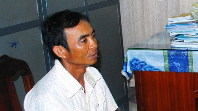 Hung thủ tại cơ quan công an.