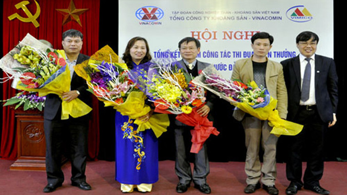 Tổng Công ty Khoáng sản tuyên dương các điển hình tiên tiến