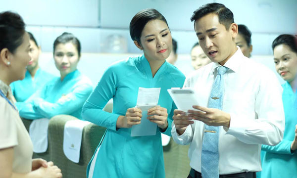 Ngọc Hân và Hứa Vĩ Văn căng thẳng trong lớp tập huấn