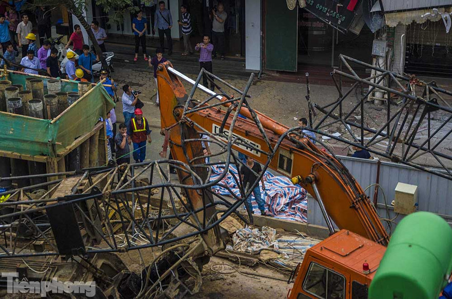 Hiện trường vụ việc. Ảnh: Thanh Hà.