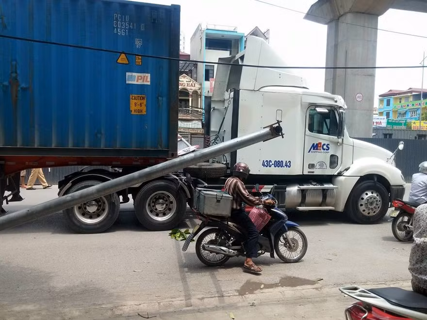 Hiện trường vụ việc. Ảnh: Otofun.