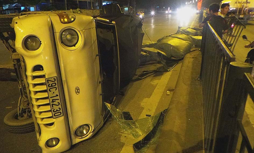 Hiện trường vụ việc.