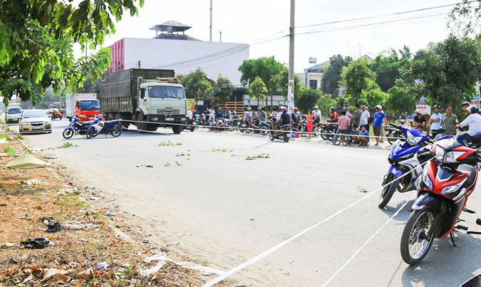 Hiện trường vụ việc.