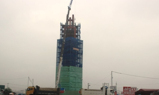 "Tháp biểu tượng tinh thần" của Formosa Hà Tĩnh xây không phép.