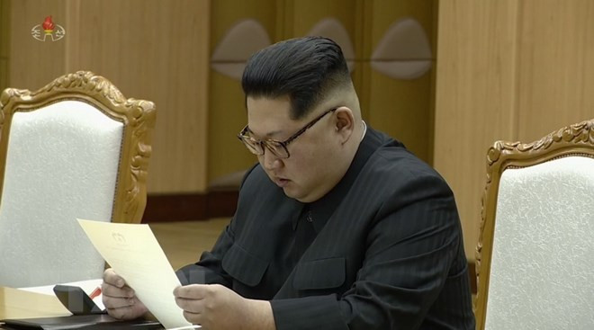 Chủ tịch Triều Tiên Kim Jong-un.