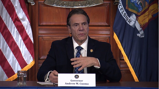 Thống đốc New York Andrew Cuomo. (Ảnh: CNN)