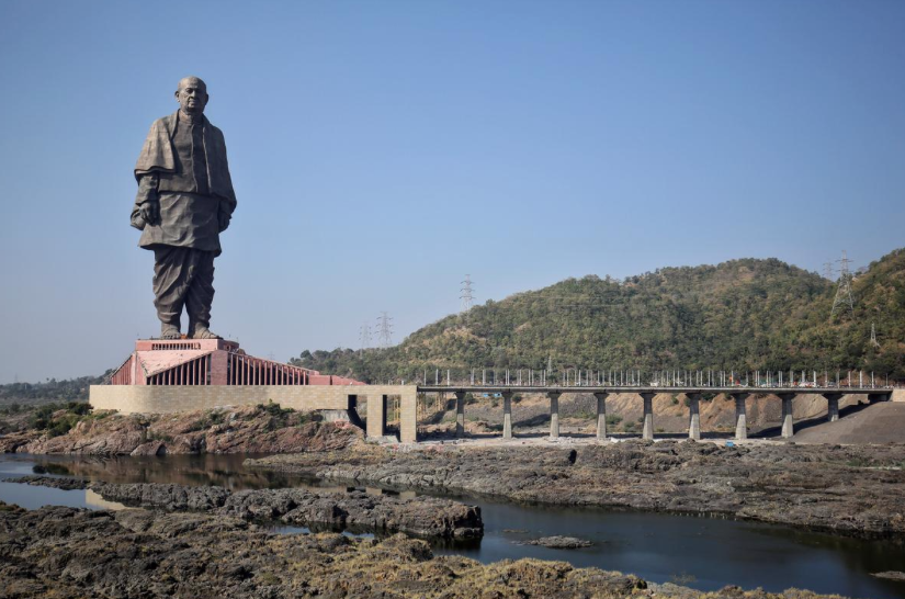 Tượng Thống nhất ở bang Gujarat. (Ảnh: Reuters)