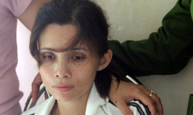 Nghi can Phương lúc bị bắt. Ảnh: H.T.