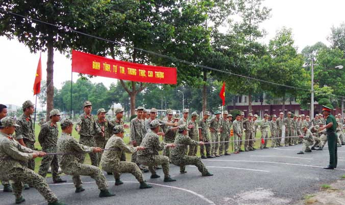 Mục kích chiến sĩ Đặc công bộ thi tài