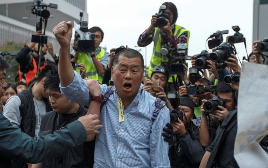Jimmy Lai là người ủng hộ các phong trào biểu tình Hong Kong. (Ảnh: Reuters)