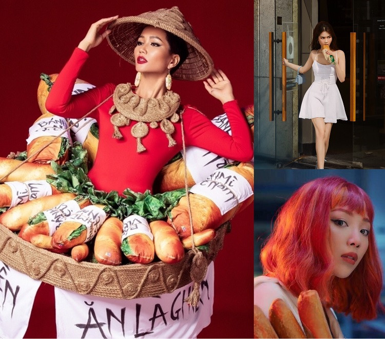 H'Hen Niê cùng nhiều sao Việt đồng loạt chia sẻ ảnh bánh mì lọt trending top 1 