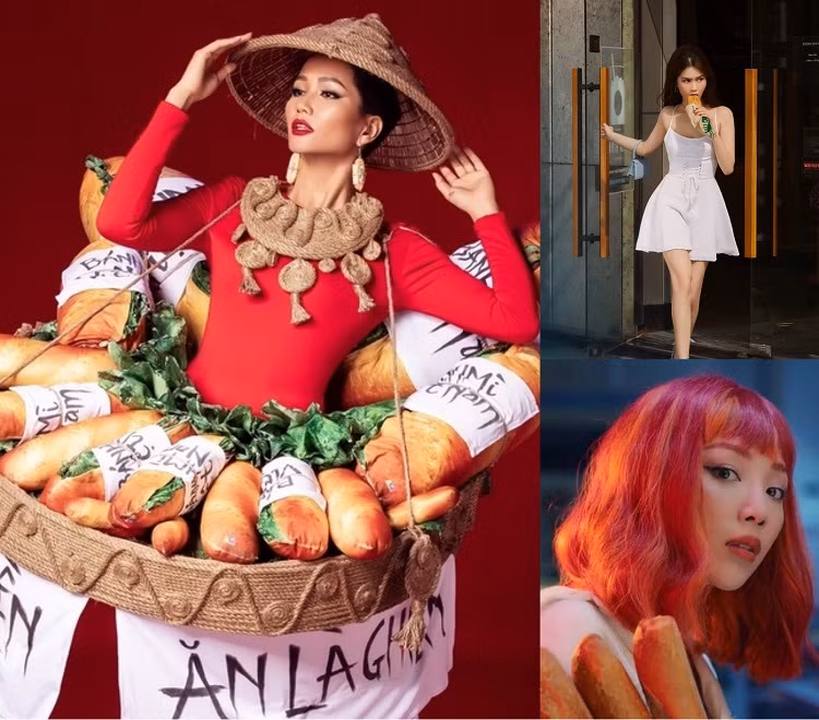 H'Hen Niê cùng nhiều sao Việt đồng loạt chia sẻ ảnh bánh mì lọt trending top 1 