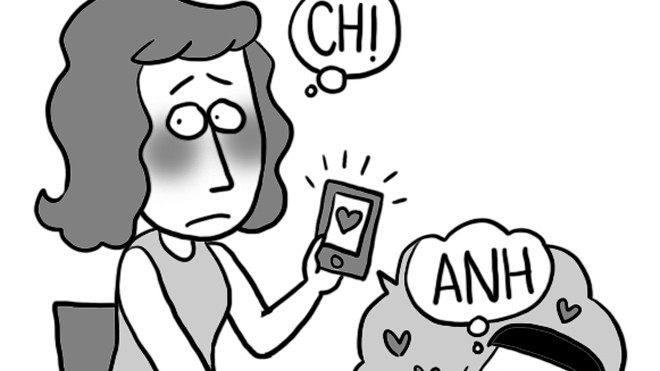 Tơ lòng: Em trai anh ấy cứ nhắn tin tán tỉnh em
