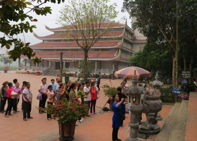 Di tích chùa Tiên tại xã Phú Lão, huyện Lạc Thủy - ảnh: Báo Hòa Bình