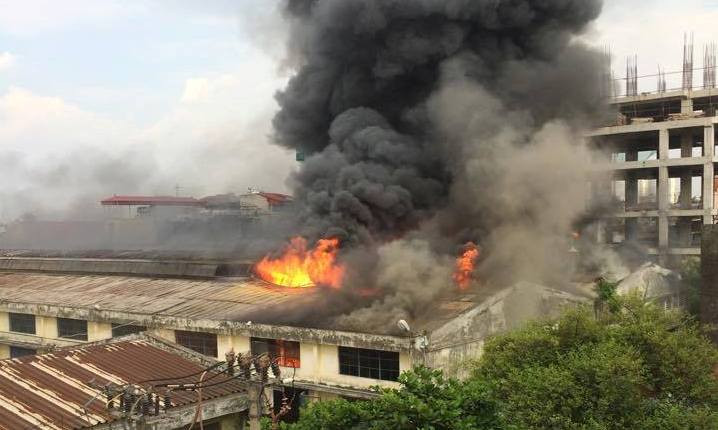 Hiện trường vụ cháy