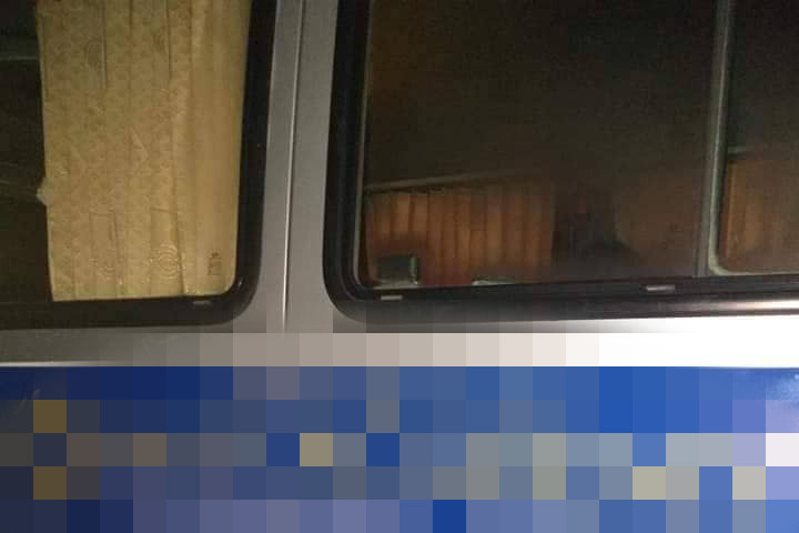 Chiếc xe ô tô xảy ra vụ việc.