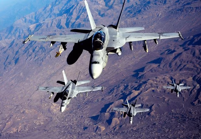 Tiêm kích F/A-18 của Mỹ. Ảnh minh hoạ