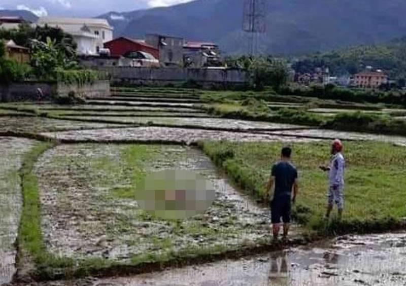 Hiện trường phát hiện thi thể nạn nhân.