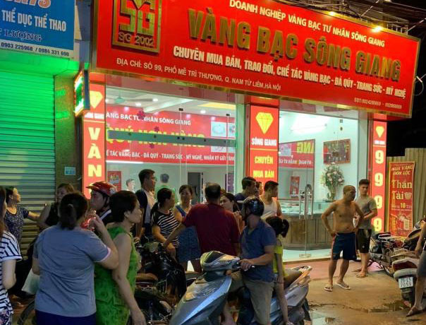 Hiện trường vụ việc.