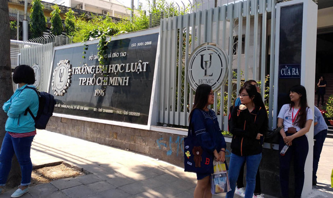 Đại học Luật TPHCM công bố danh sách thí sinh trúng tuyển