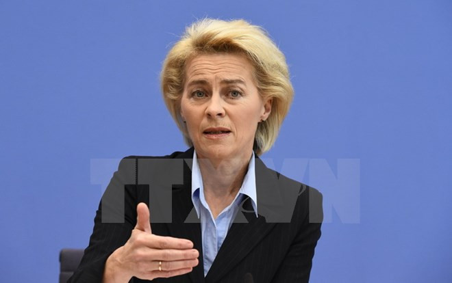 Bộ trưởng Quốc phòng Đức Ursula von der Leyen. (Nguồn: AFP/TTXVN)