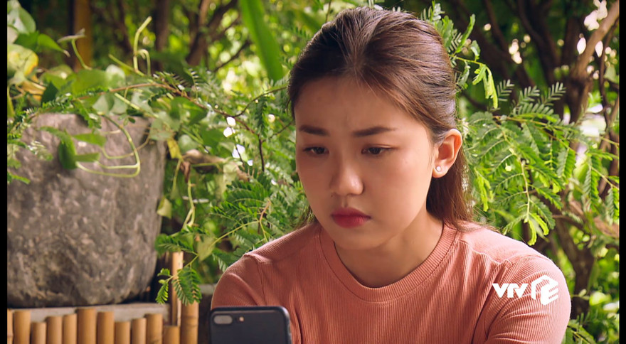 Lương Thanh vào vai người yêu Huy (Mạnh Trường) trong phim Sinh tử