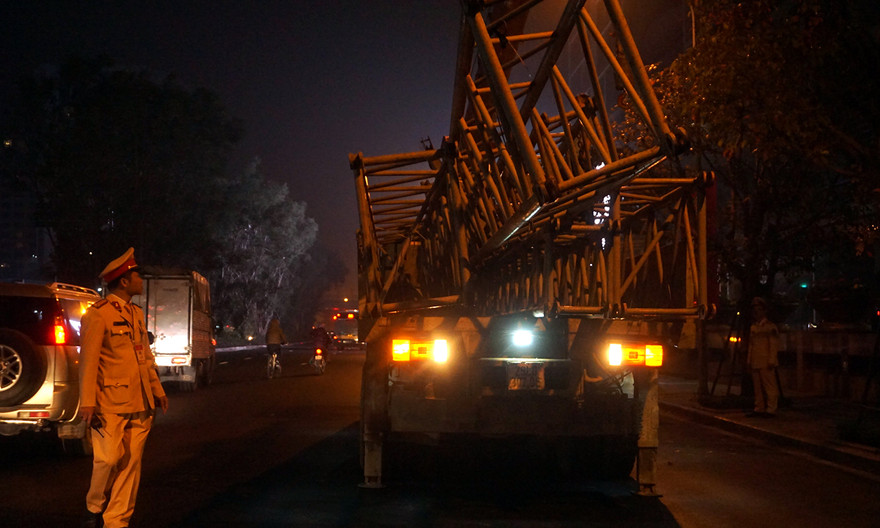 Lực lượng CSGT (Cục CSGT) kiểm tra các tuyến đường.