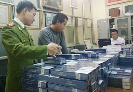 Số thuốc lá bị thu giữ