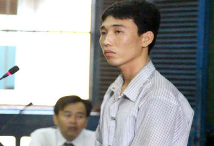  Bị cáo Vũ tại toà. Ảnh: Đông Sơn