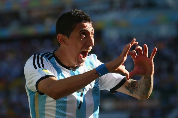 Di Maria trong màu áo tuyển Argentina