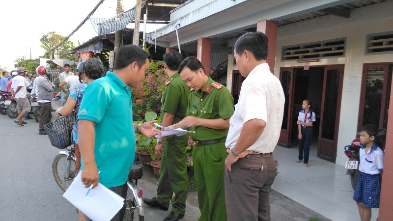 Hiện trường vụ việc.