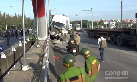 Hiện trường tai nạn.