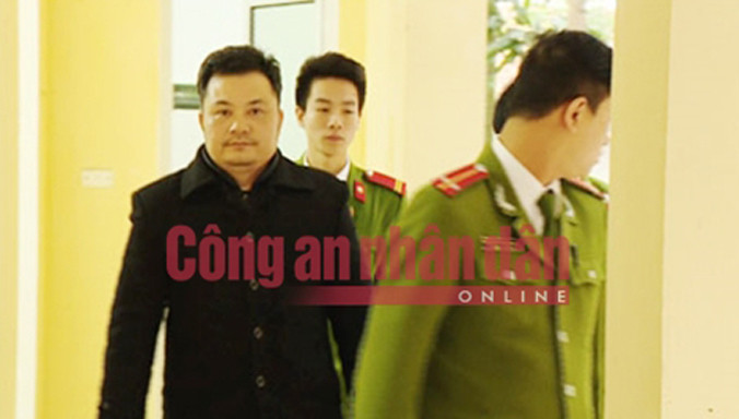 "Đại tá" Lê Xuân Giang trong trại tạm giam.