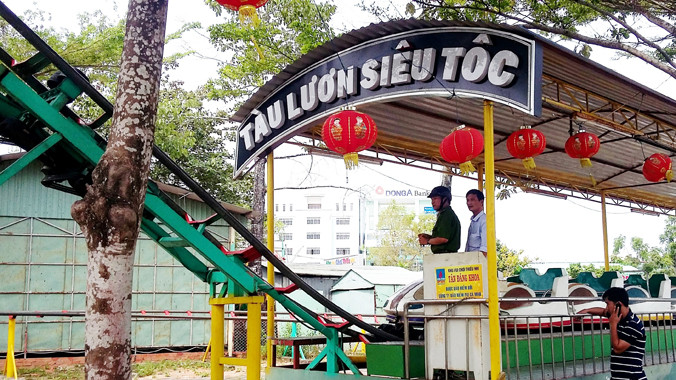 Hiện trường vụ tai nạn.