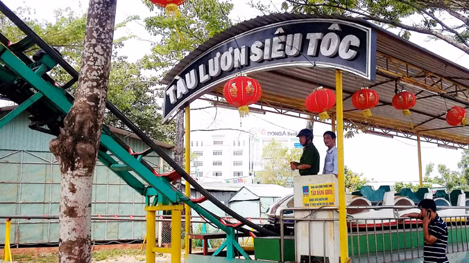 Hiện trường vụ tai nạn.
