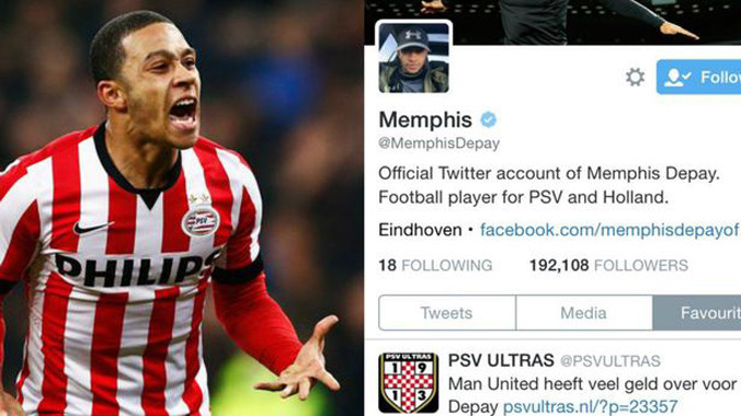 Depay mong được khoác áo M.U.