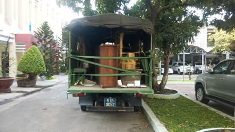 Tang vật đồ cổ công an thu hồi.