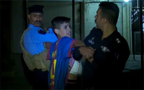 Nghi phạm bị khống chế.