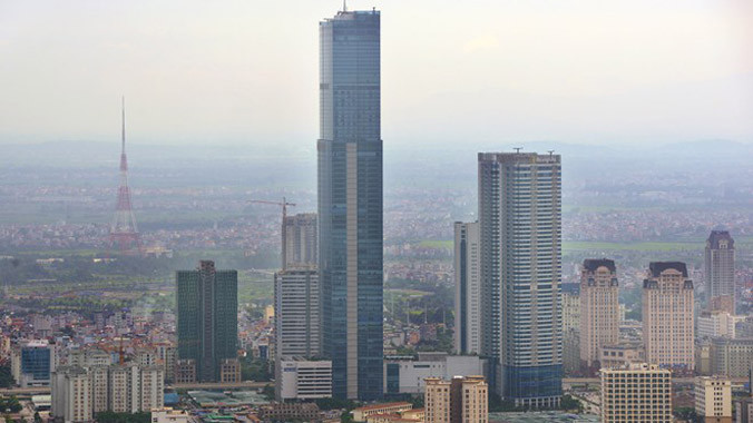 Tòa nhà Keangnam. Ảnh: Zing.